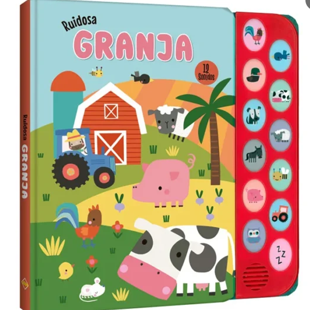 Libro infantil - Ruidosa Granja 12 Sonidos 1