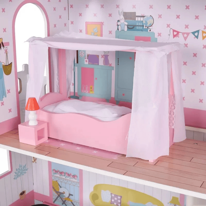 Casa de muñecas Modelo Rosa  8