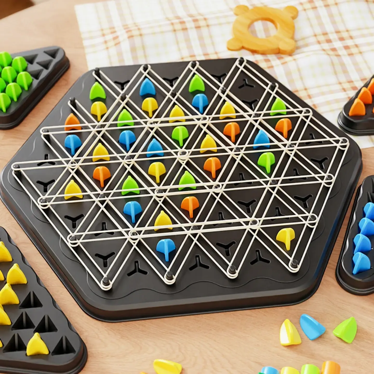 Juego De Mesa Familiar y Lógica Triggle 2 A 4 Jugadores 1
