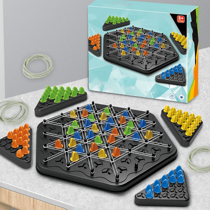 Juego De Mesa Familiar y Lógica Triggle 2 A 4 Jugadores 3