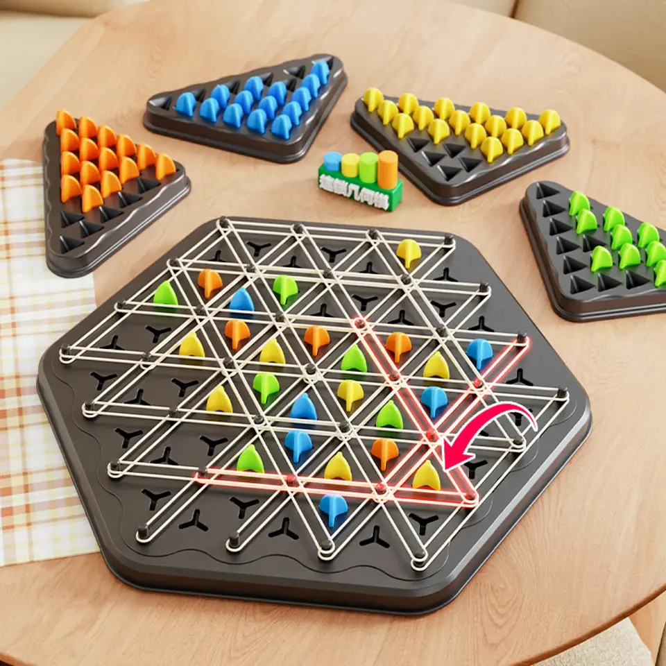 Juego De Mesa Familiar y Lógica Triggle 2 A 4 Jugadores 5