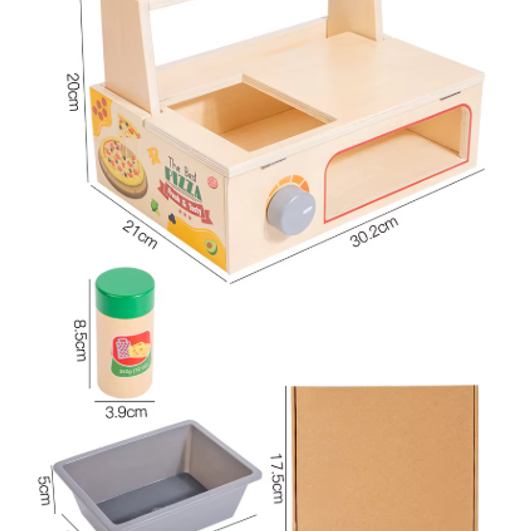 Juego de rol Horno y Pizza de Madera  6