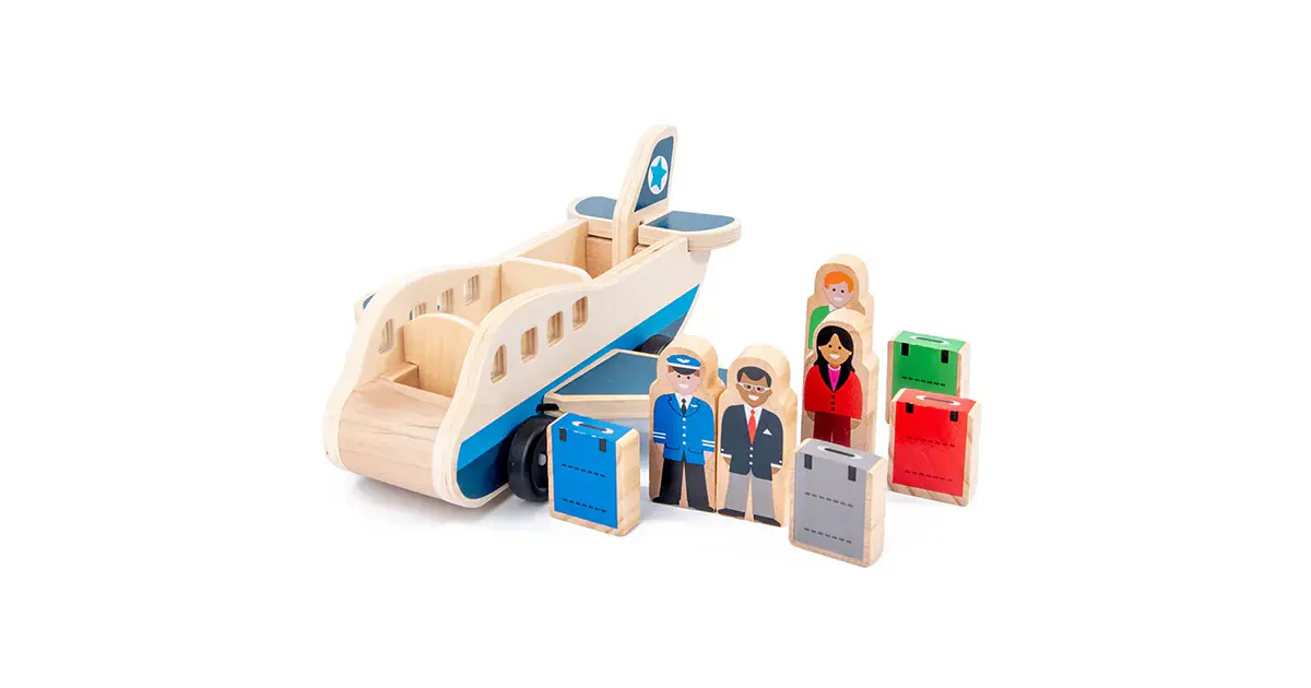 Avión de madera