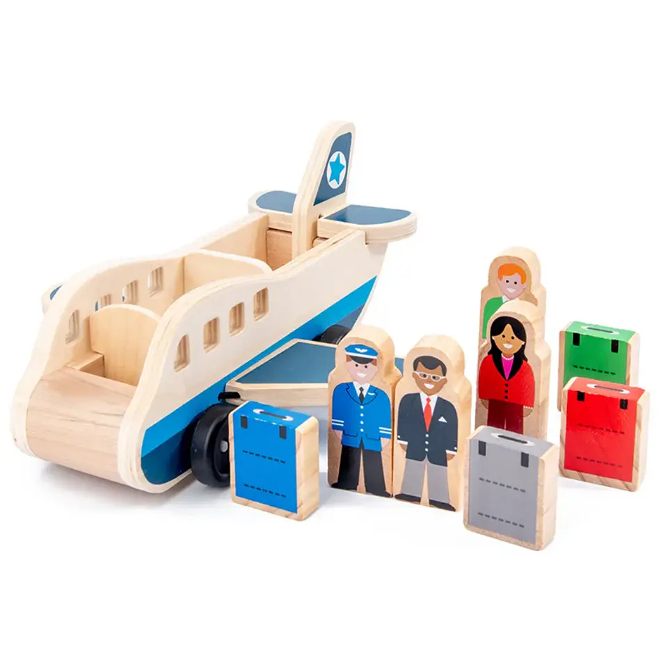 Avión de madera  1