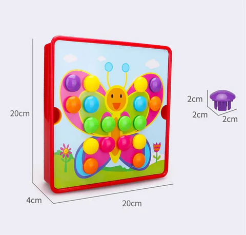 Juego de encaje con botones 
