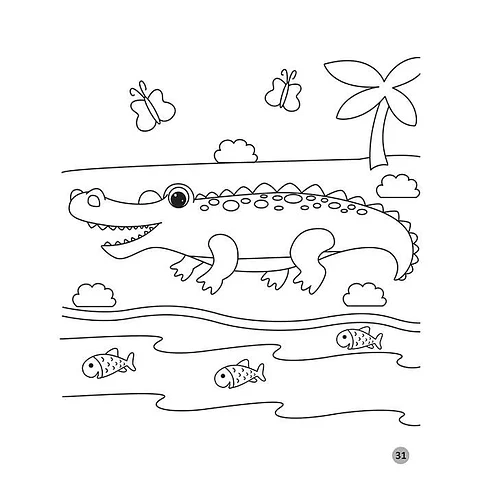 Libro de actividades animales de la jungla con stickers 