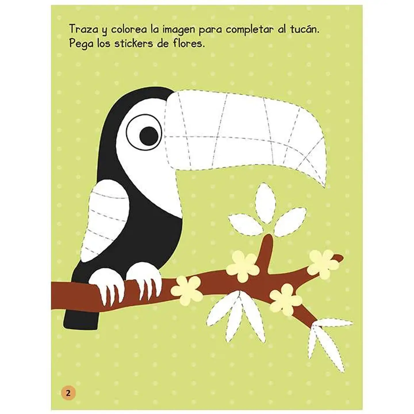 Libro de actividades animales de la jungla con stickers  4