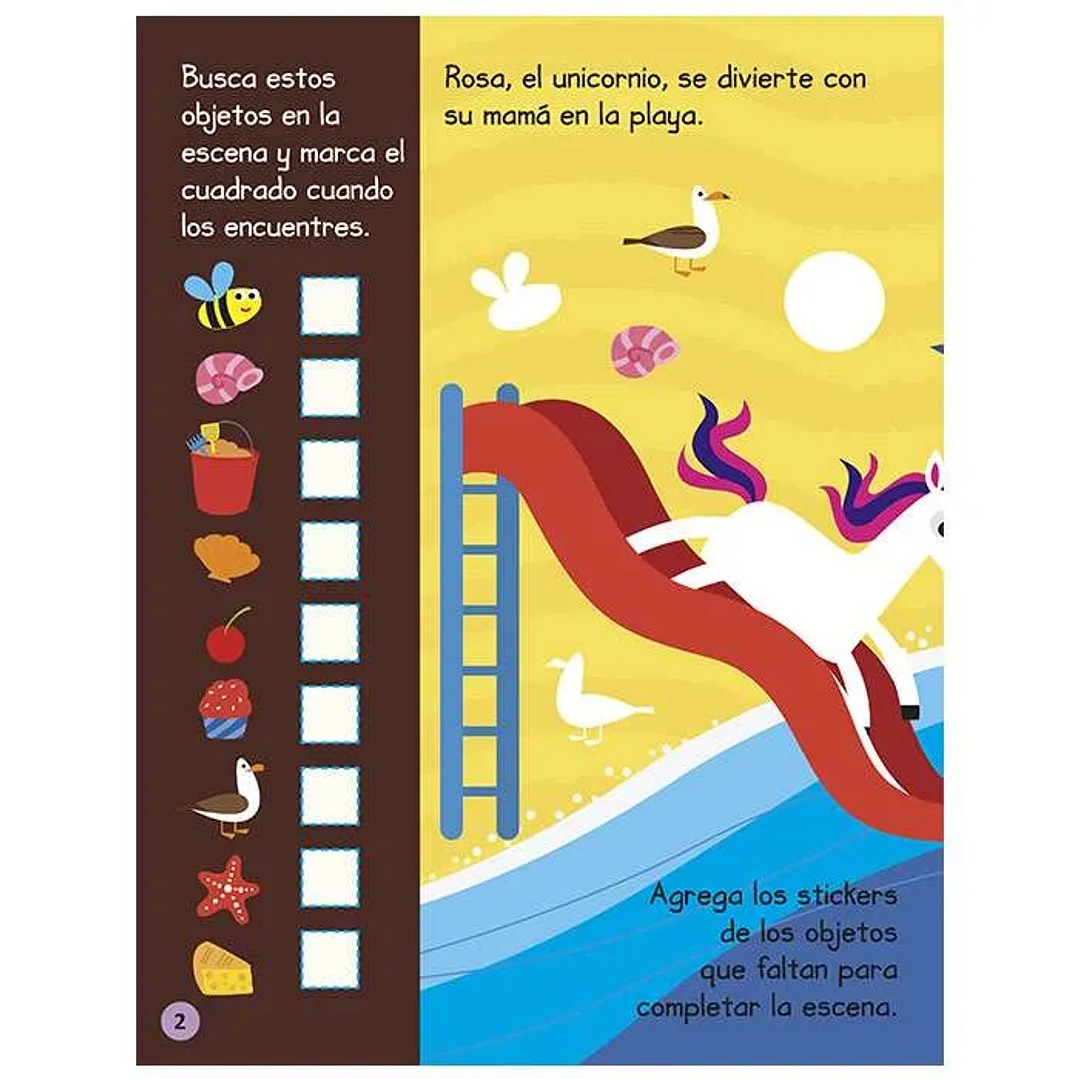 Libro de actividades unicornio  3