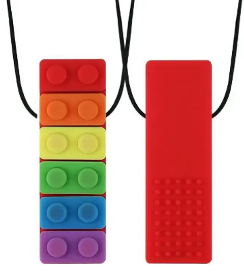 Collar Collar mordedor sensorial lego 