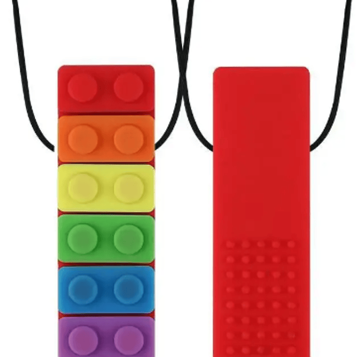 Collar Collar mordedor sensorial lego  1