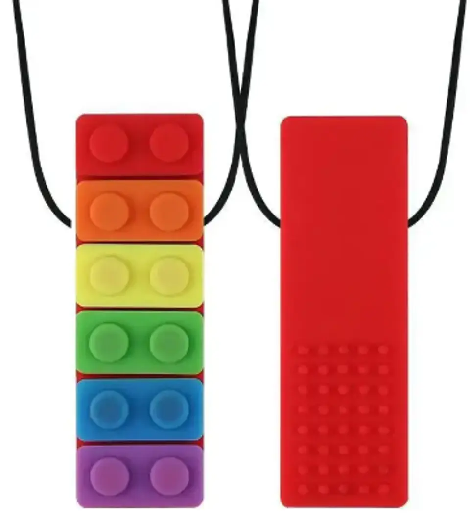 Collar Collar mordedor sensorial lego  1