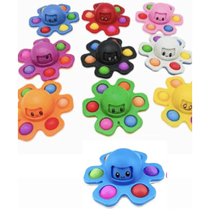 Pulpo emociones giratorio