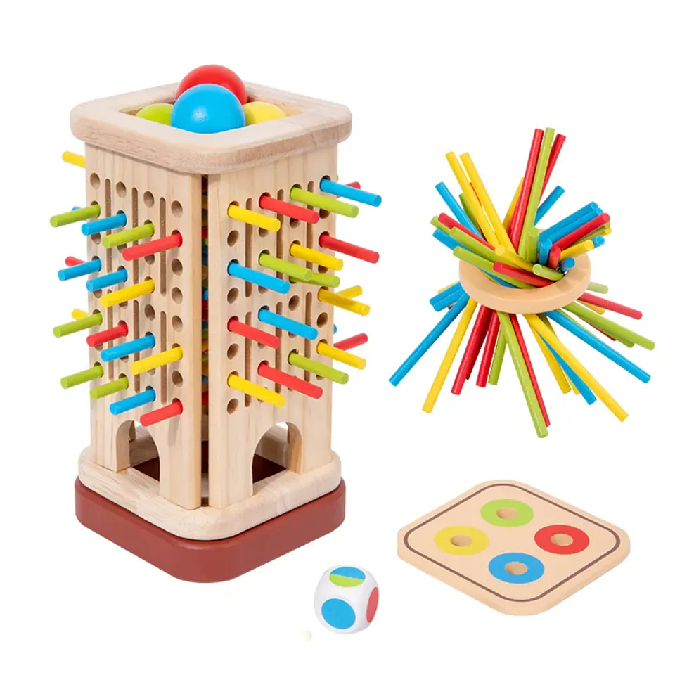 Torre de equilibrio y encaje 2 en 1  3