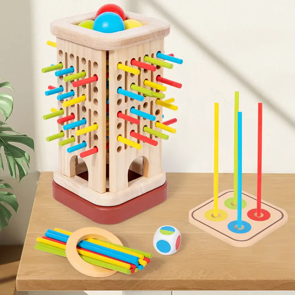 Torre de equilibrio y encaje 2 en 1  5