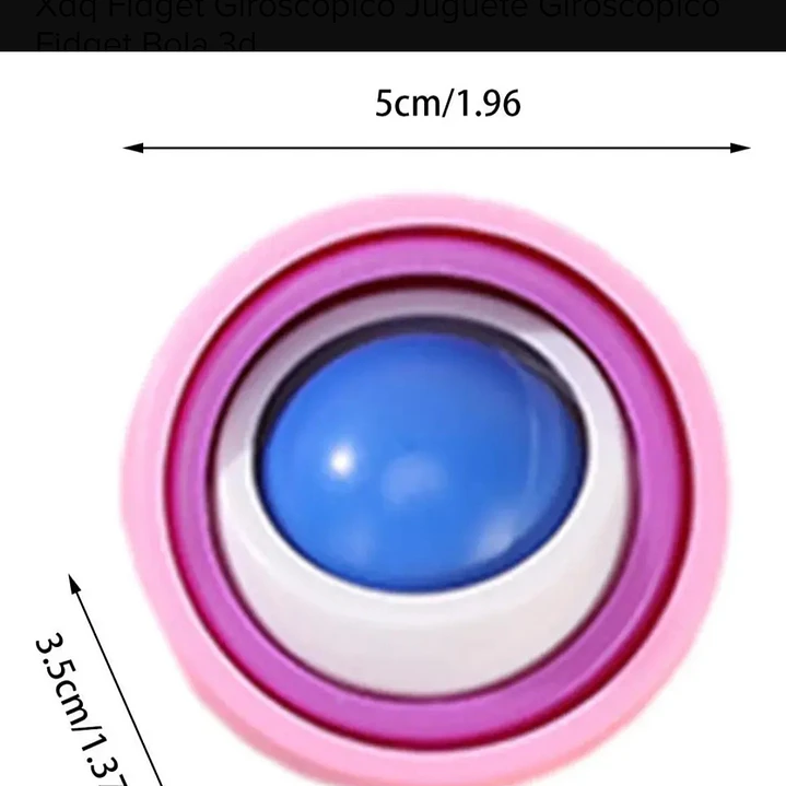 Bola 3d giratoria sensorial 2