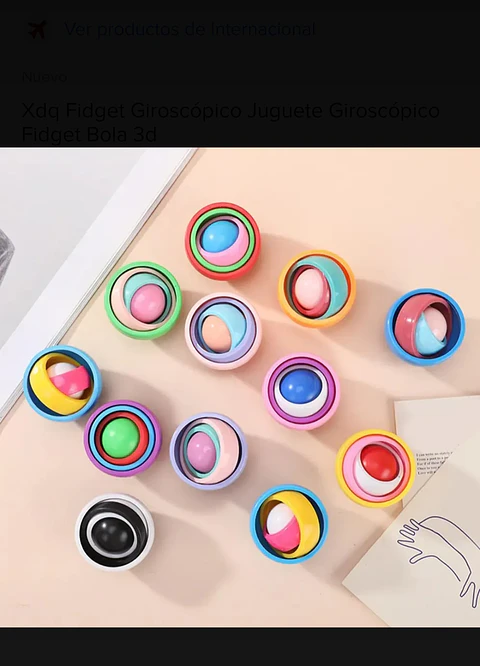 Bola 3d giratoria sensorial