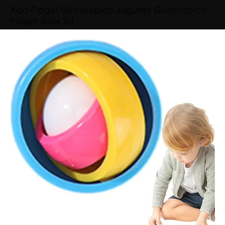 Bola 3d giratoria sensorial 3