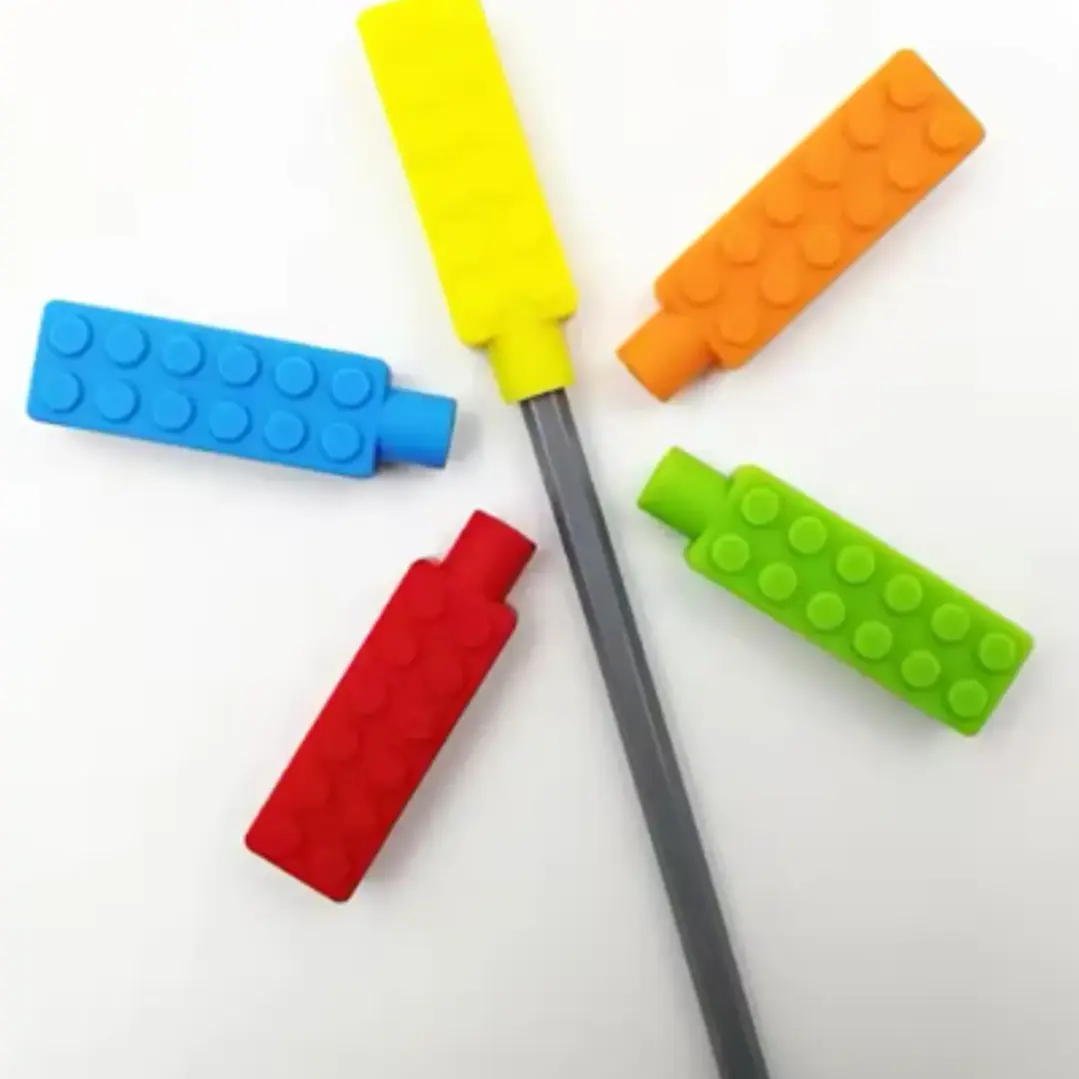 Mordedor lego para lápiz (1 pieza) 1