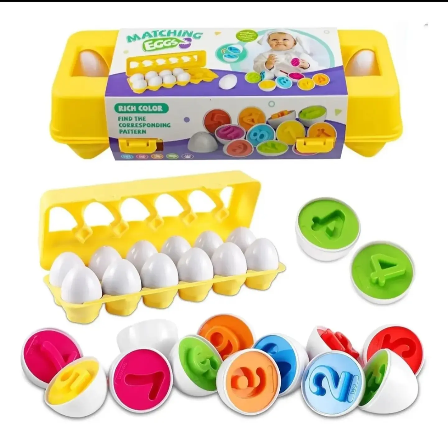 Bandeja de huevos encaje (12 unidades) 1