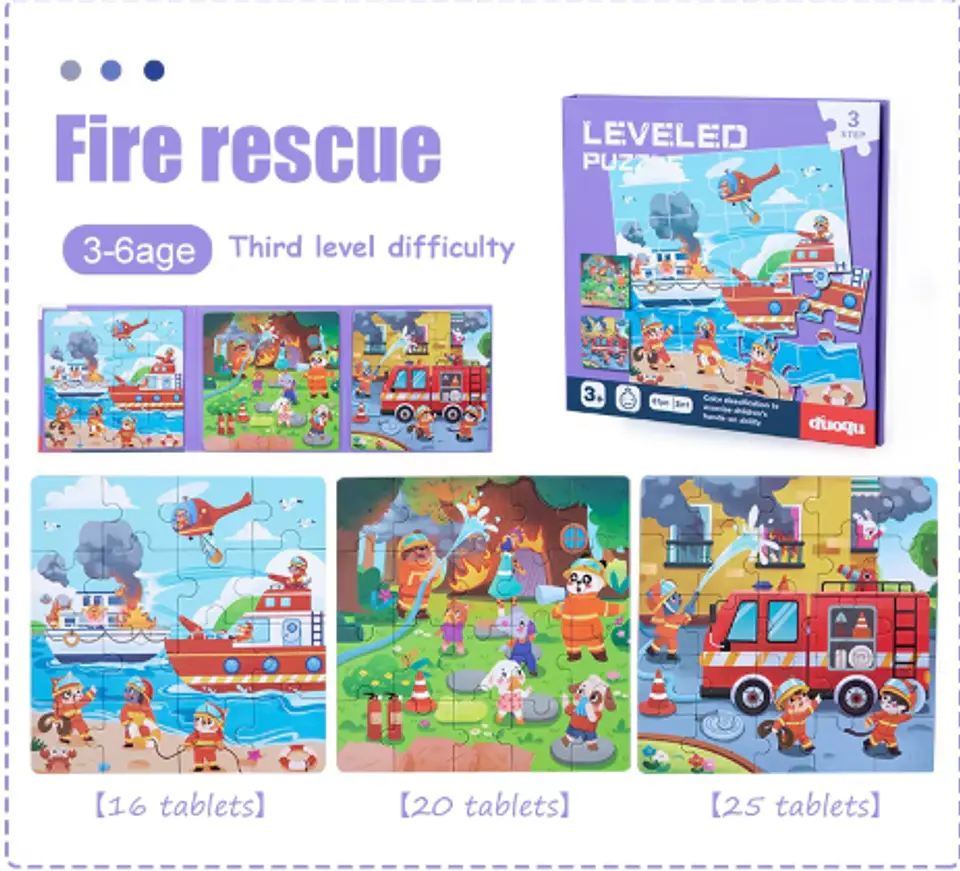 Puzzles por nivel magnéticos 3