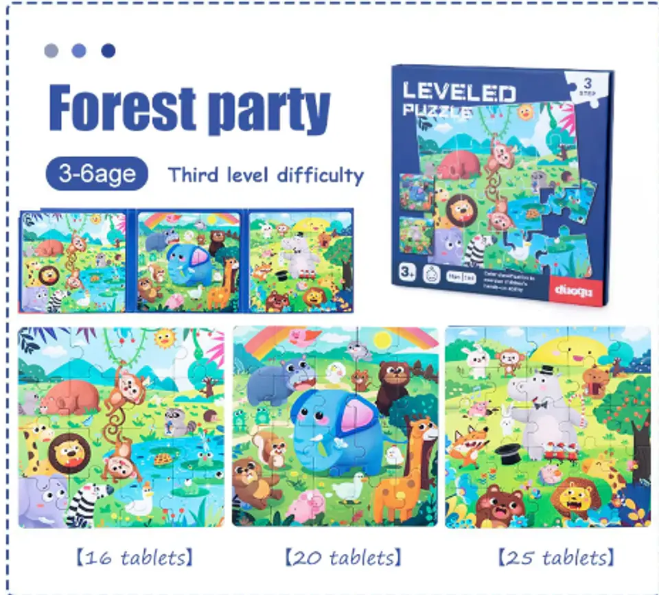 Puzzles por nivel magnéticos 6