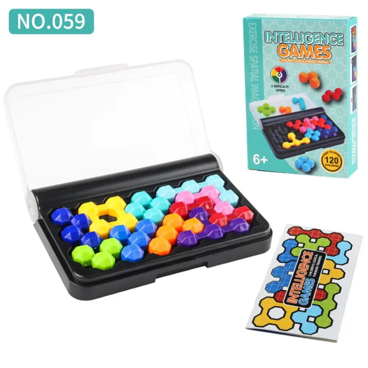 Iq Games Fit Juego De Lógica Genérico 120 Desafíos 1
