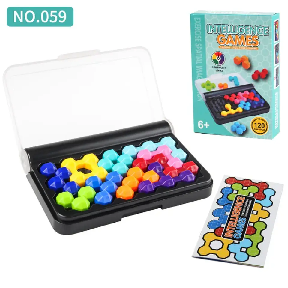 Iq Games Fit Juego De Lógica Genérico 120 Desafíos 1