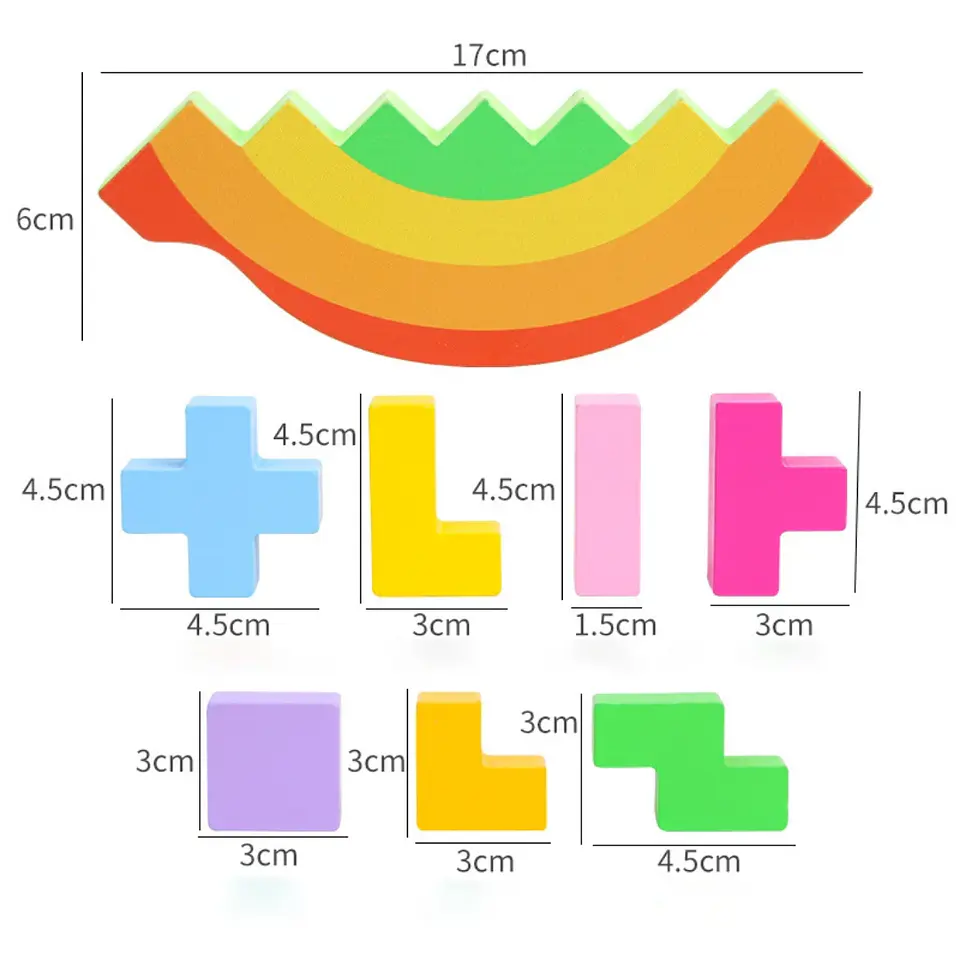 Torre de equilibrio tetris 3