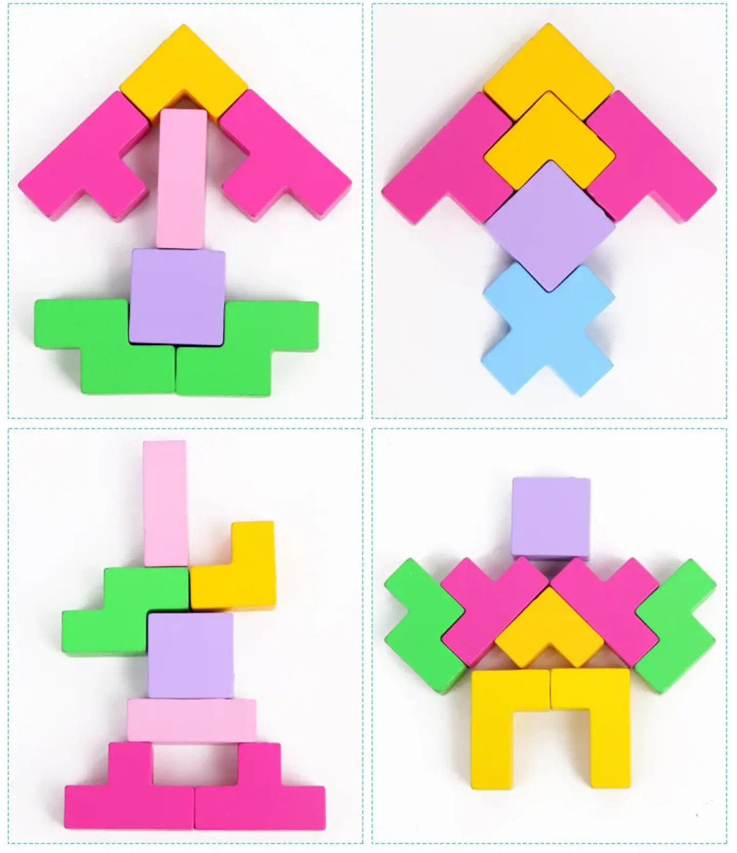 Torre de equilibrio tetris 4