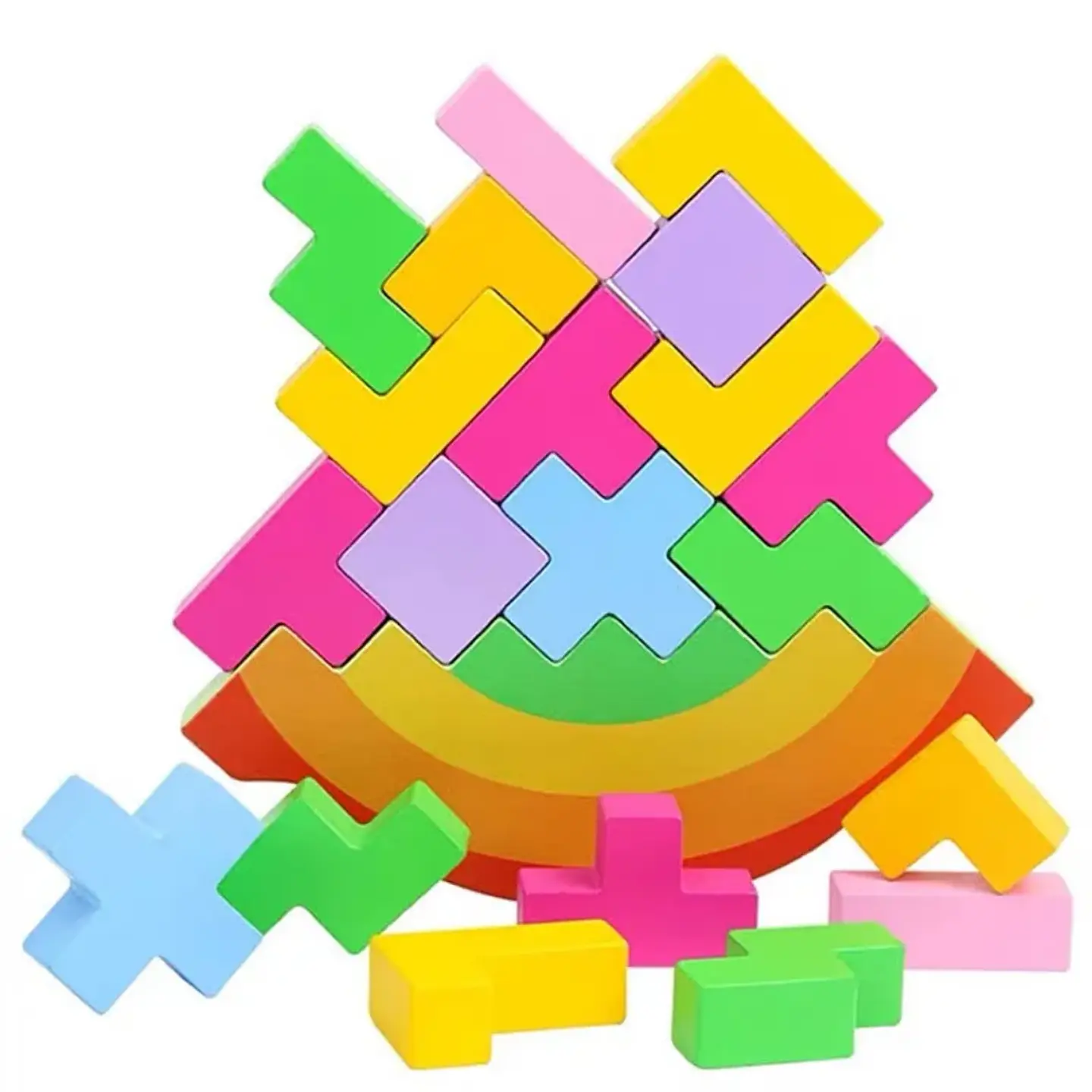 Torre de equilibrio tetris 5