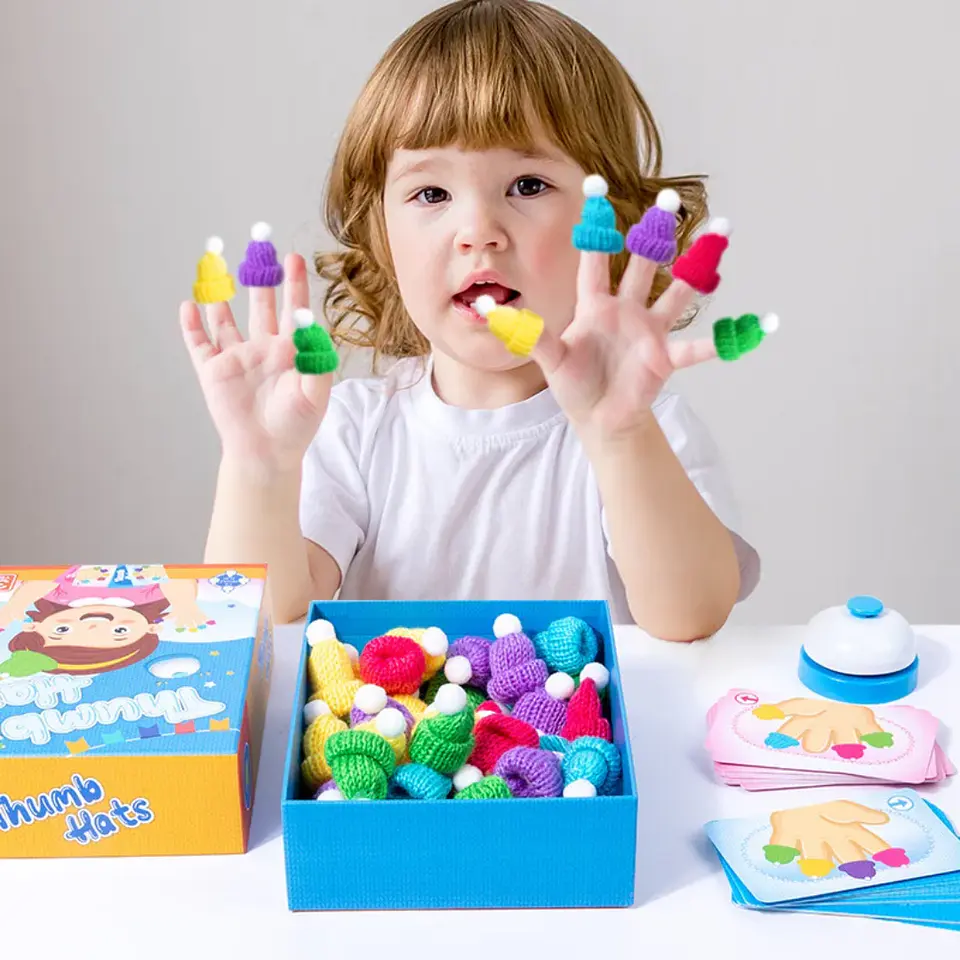 Juego de mesa patrones sombreros para dedos  1