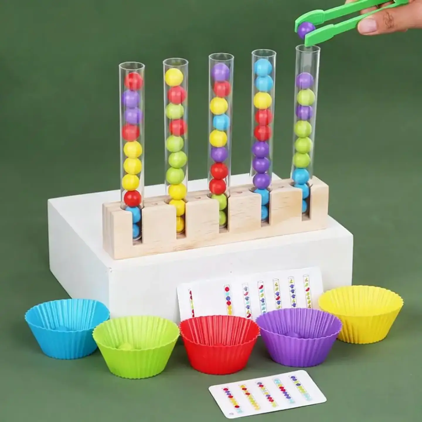 Juego patrones tubos matematicos 2