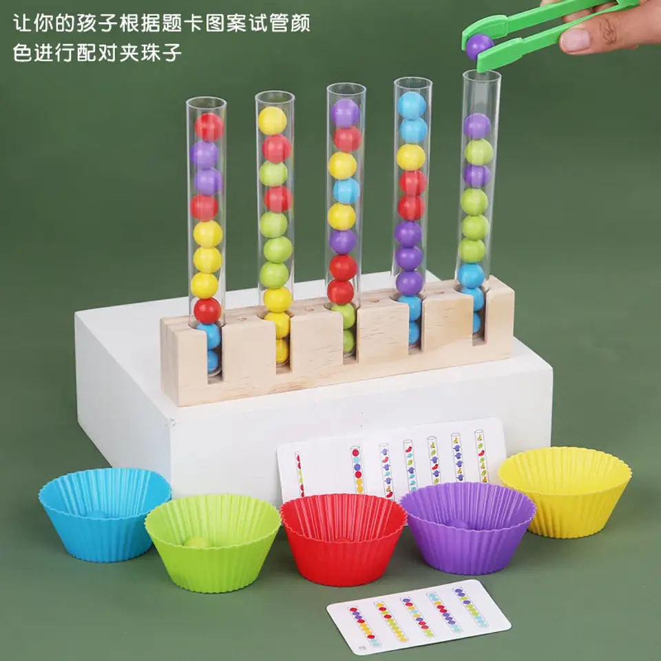 Juego patrones tubos matematicos 6