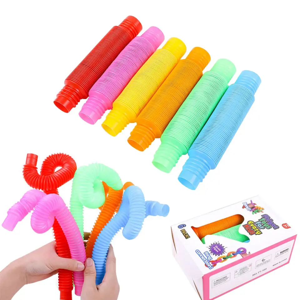 Juego Fidget tubos flexibles 12 pcs 1