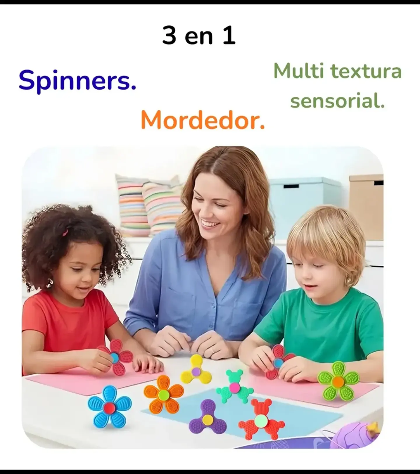 Spinner texturas 1 pcs 2