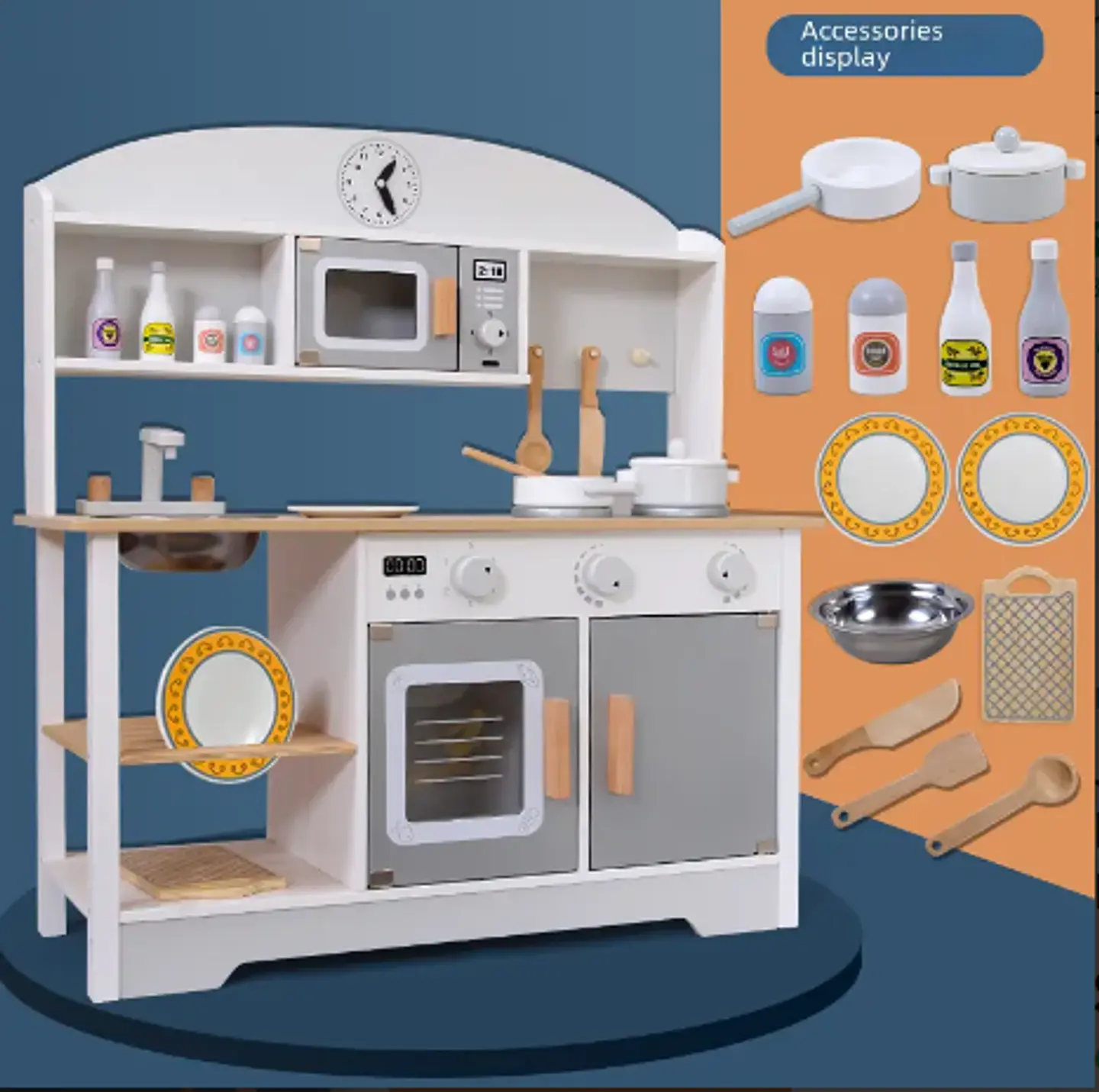 Cocina De Juguete Infantil de madera  3