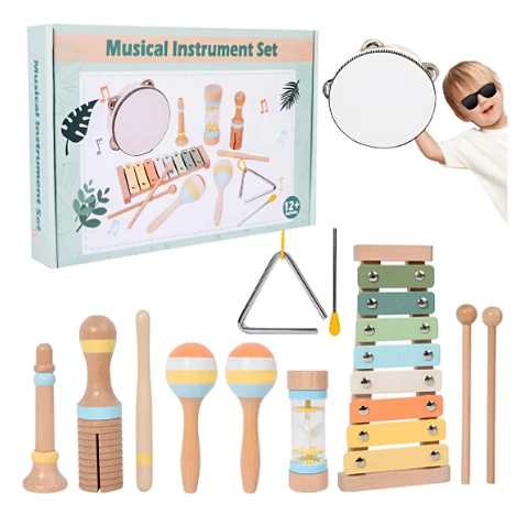 Set musical de madera 7 pcs PREVENTA