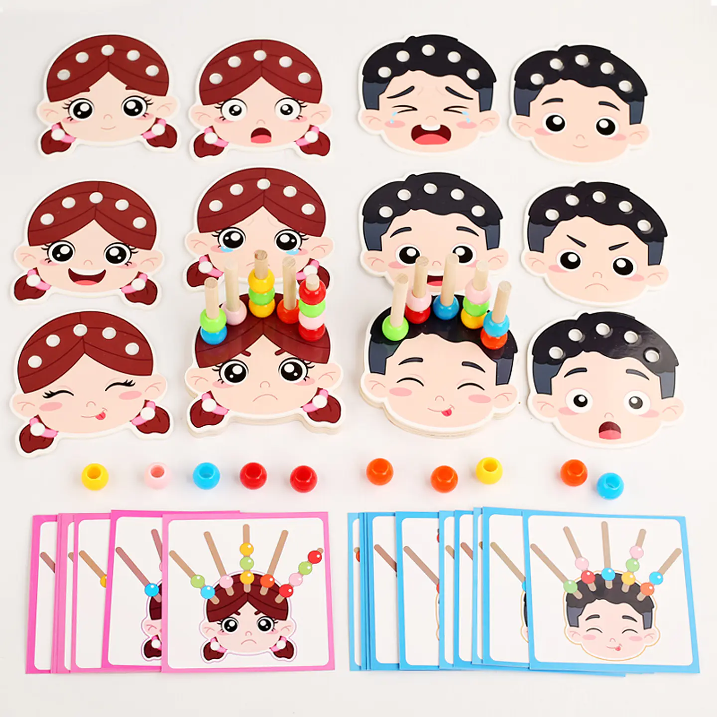 juego de patrones con expresiones faciales. 4