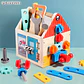 Casa con herramientas de madera para niños - Miniatura 2