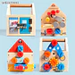Casa con herramientas de madera para niños - Miniatura 3