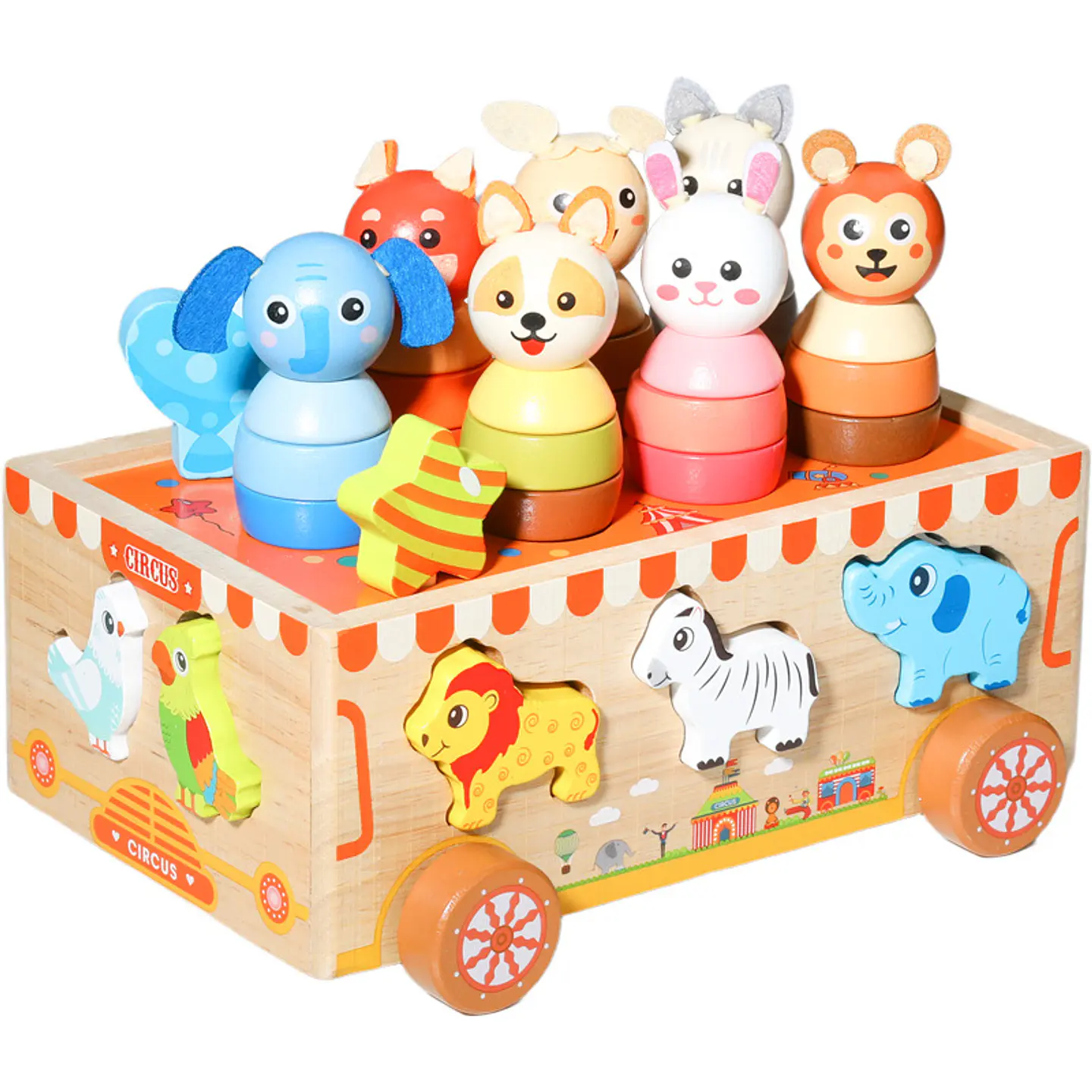 Carro de animales de encaje  1