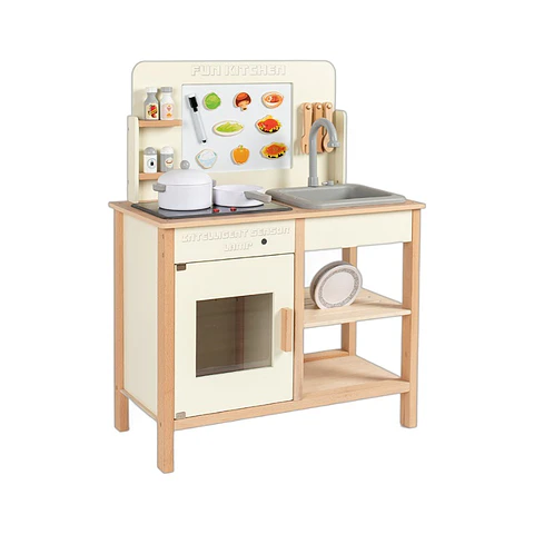 Cocina blanca con flujo de agua PREVENTA