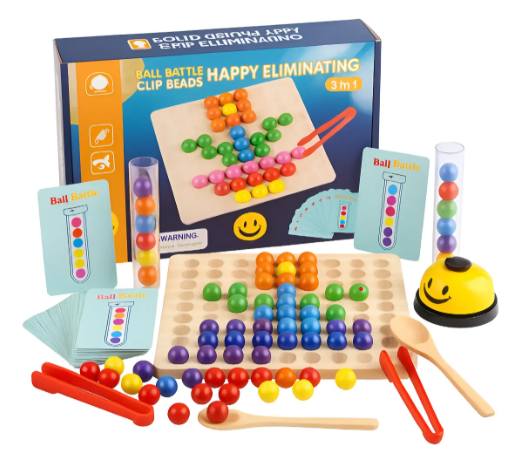 Set de Té de Madera Montessori – Juego de Imitación para Niños