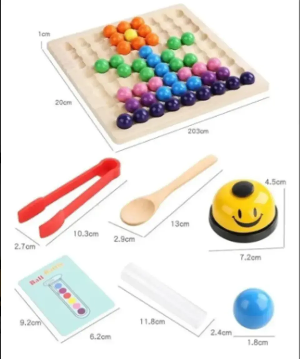 Juego Didáctico De Madera Motricidad Fina Niños 3