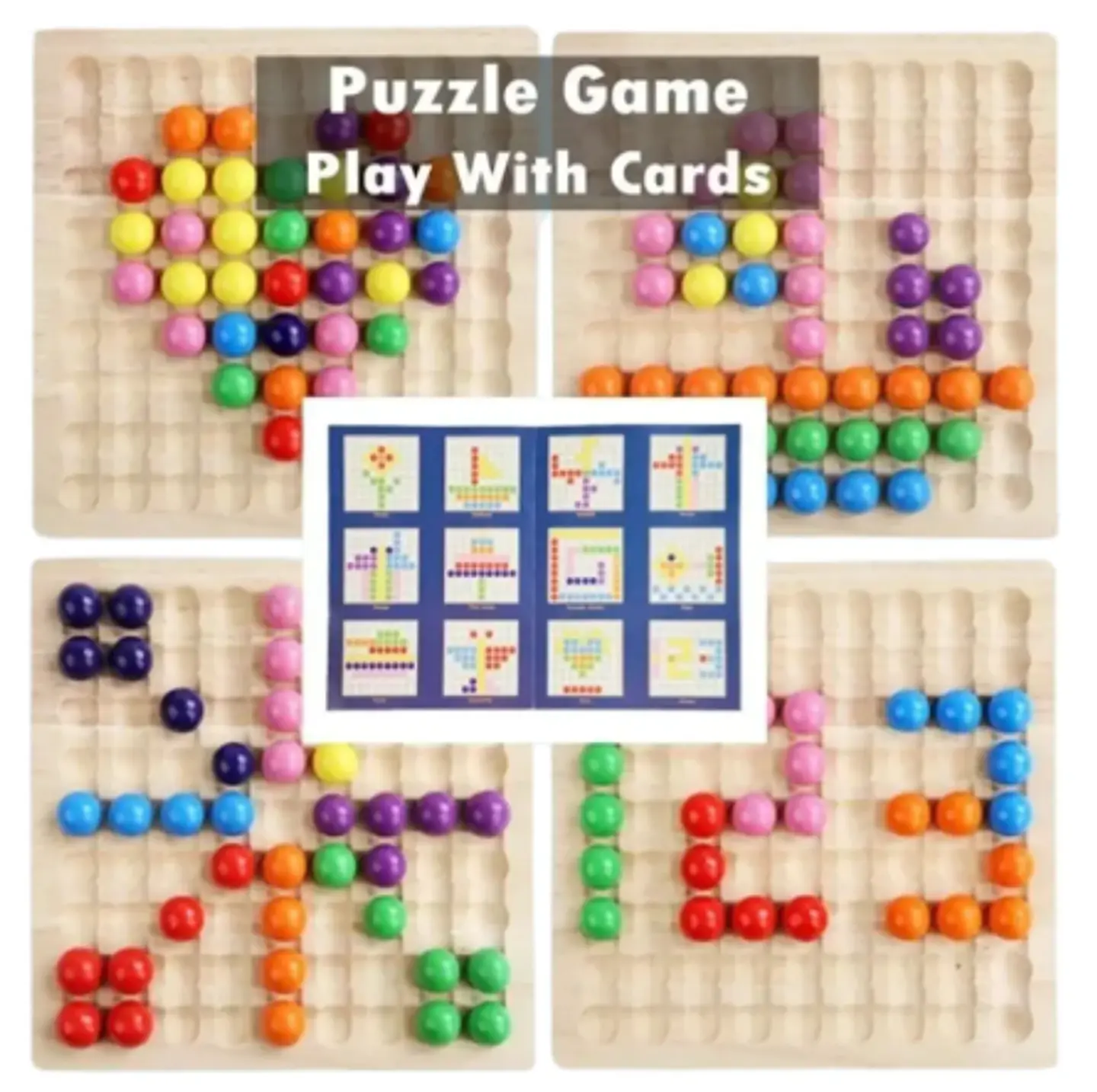 Juego Didáctico De Madera Motricidad Fina Niños 4