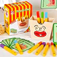 Juego de patrones y clasificar papas fritas  de madera - Miniatura 1
