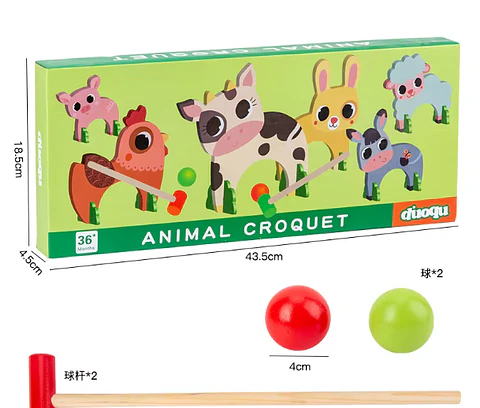 Juego de croquet de madera para niños PREVENTA