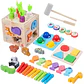 Caja multifuncional didactico madera 8 en 1 - Miniatura 2