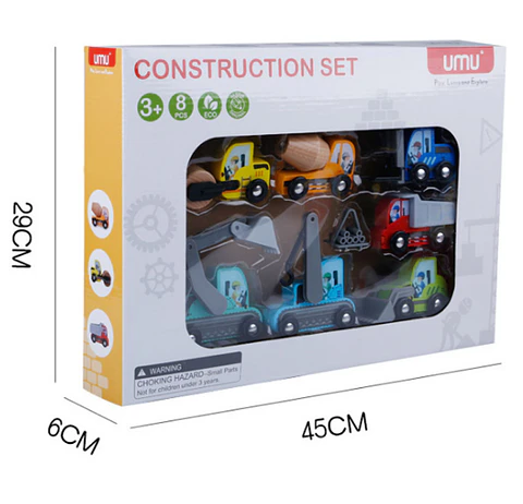 Set autos de transportes de construcción PREVENTA