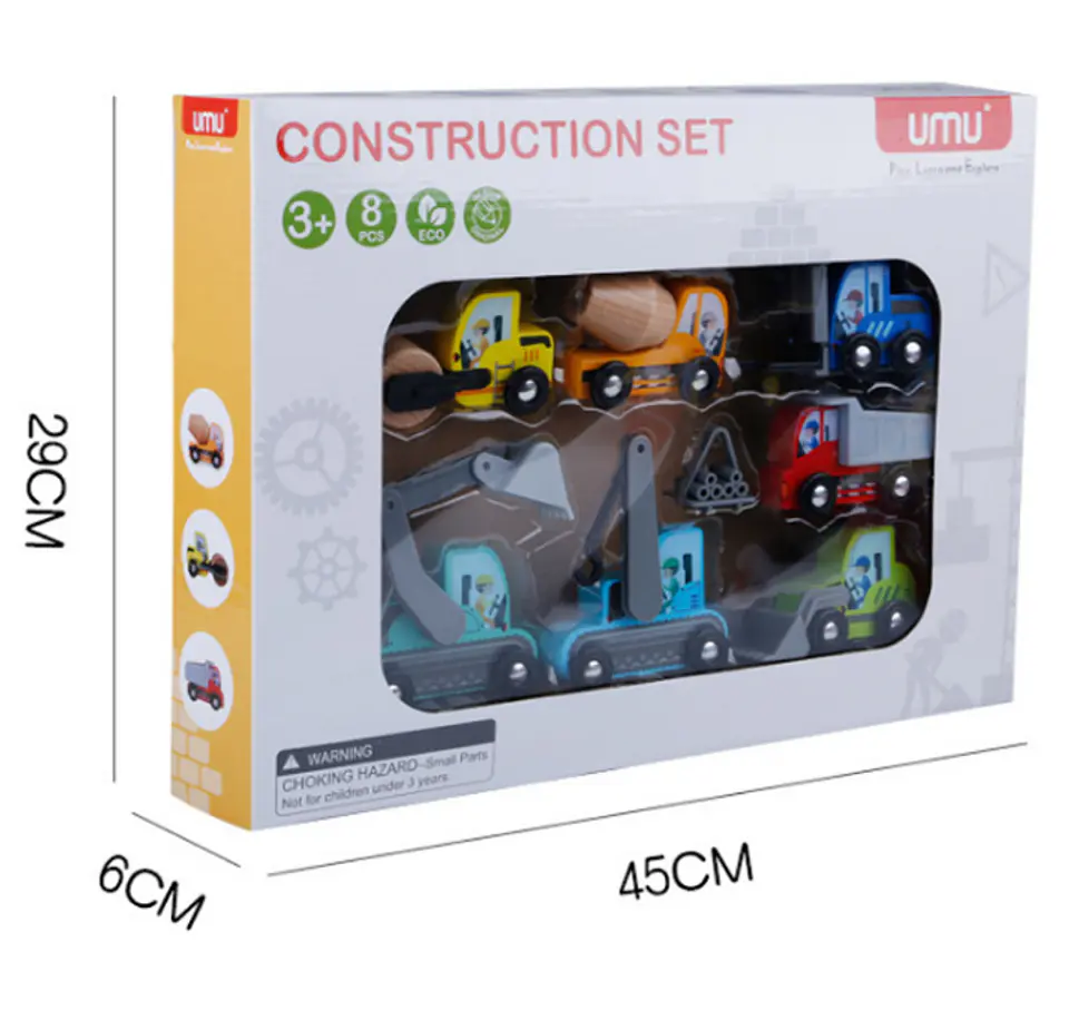 Set autos de transportes de construcción 2